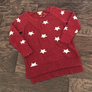 Lucky Brand 🍀 Maroon Red Sweater